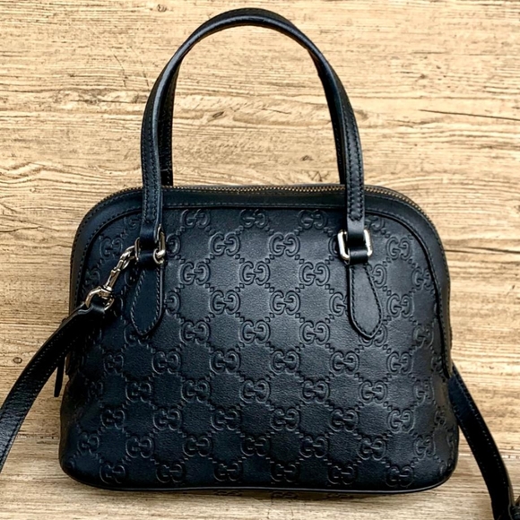 Gucci Small Dome Black leather Bag - Picture 2 of 10